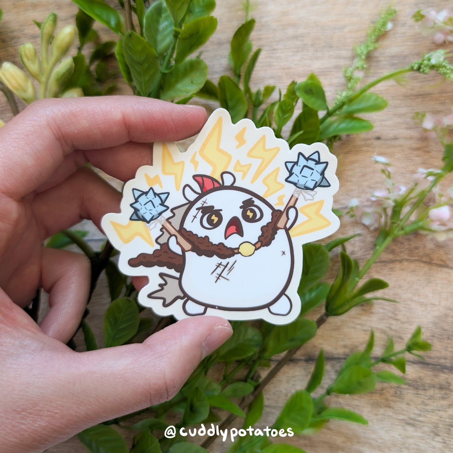 Lemon Lightning Berserker Vinyl Sticker