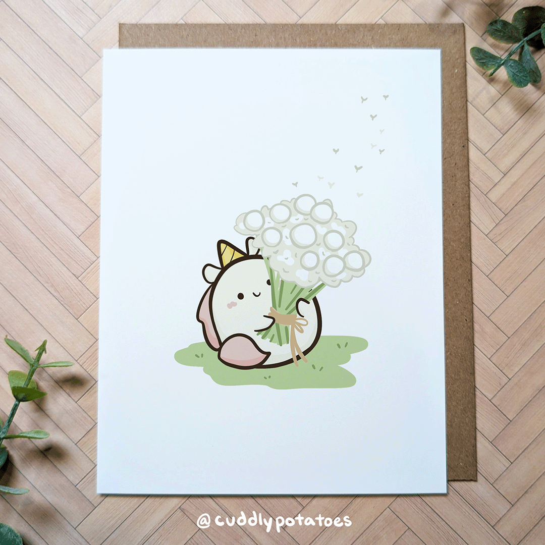 Dandelion Bouquet - A2 Card