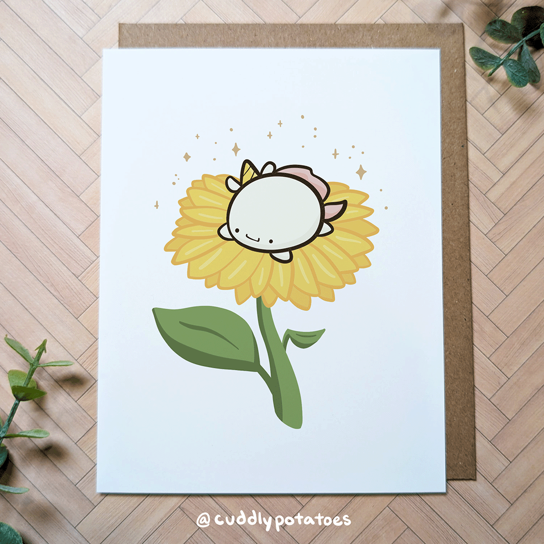 Sunflower - A2 Card