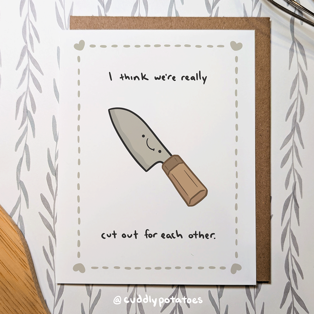 Cut Out For Each Other - A2 Card