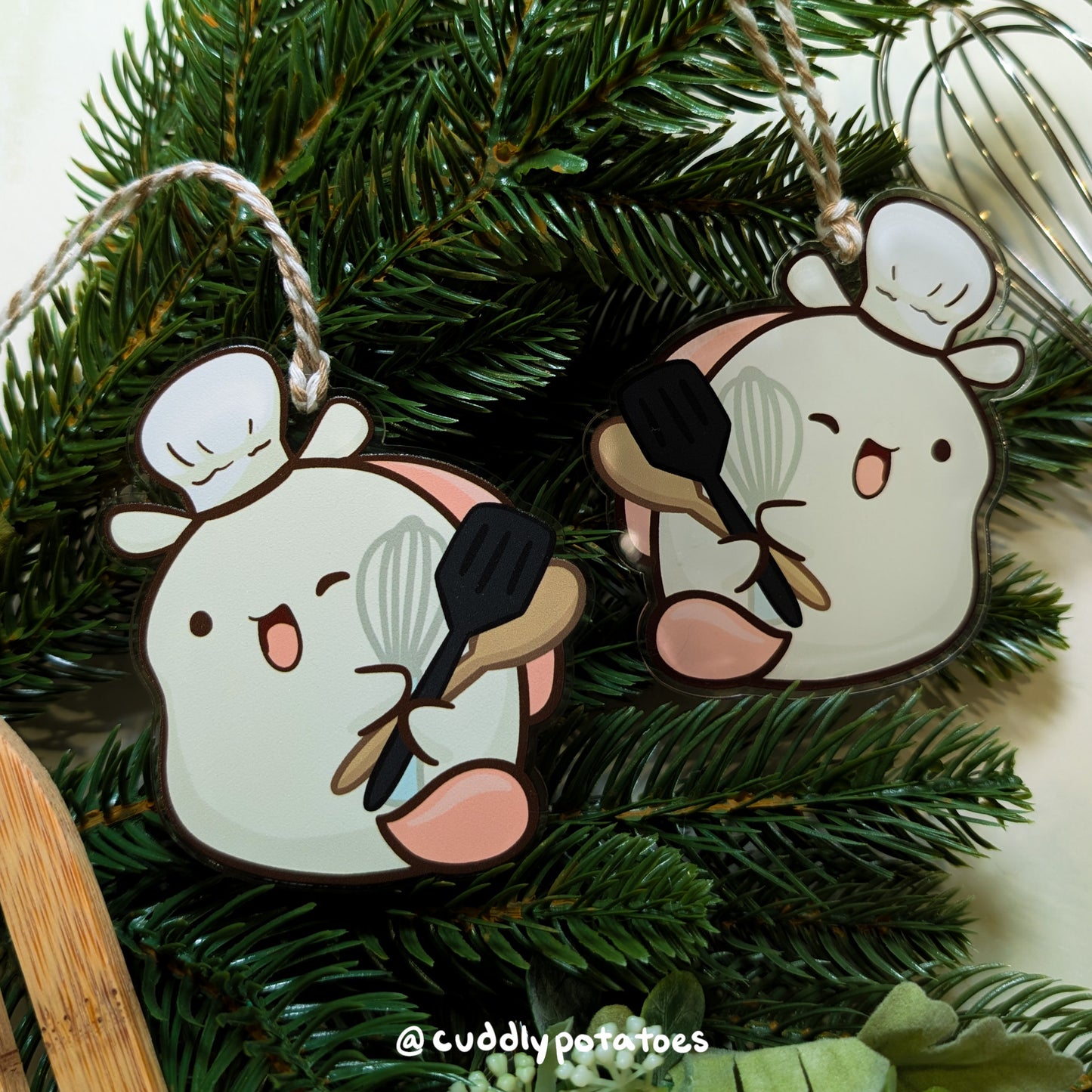 Potatocorn Chef Acrylic Ornament