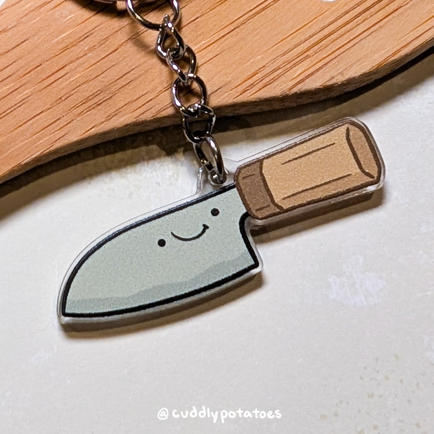 Knife Acrylic Charm