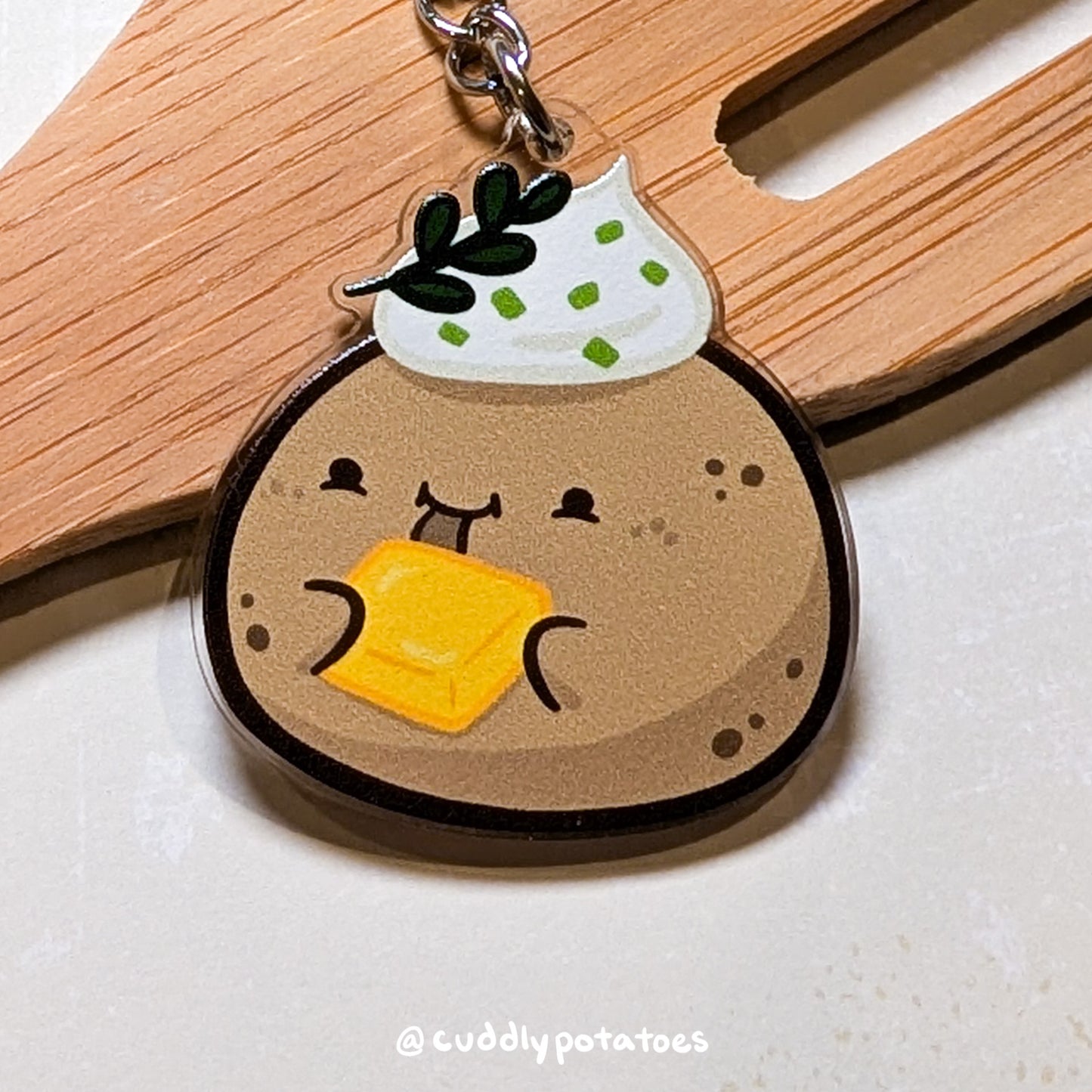 Baked Potato Acrylic Charm