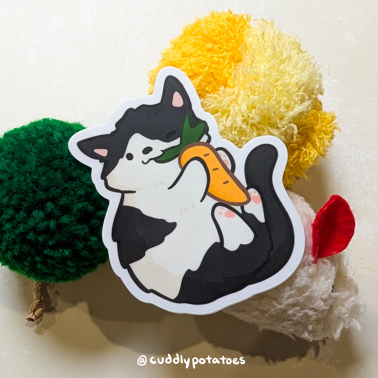 Moo Kitty Vinyl Sticker