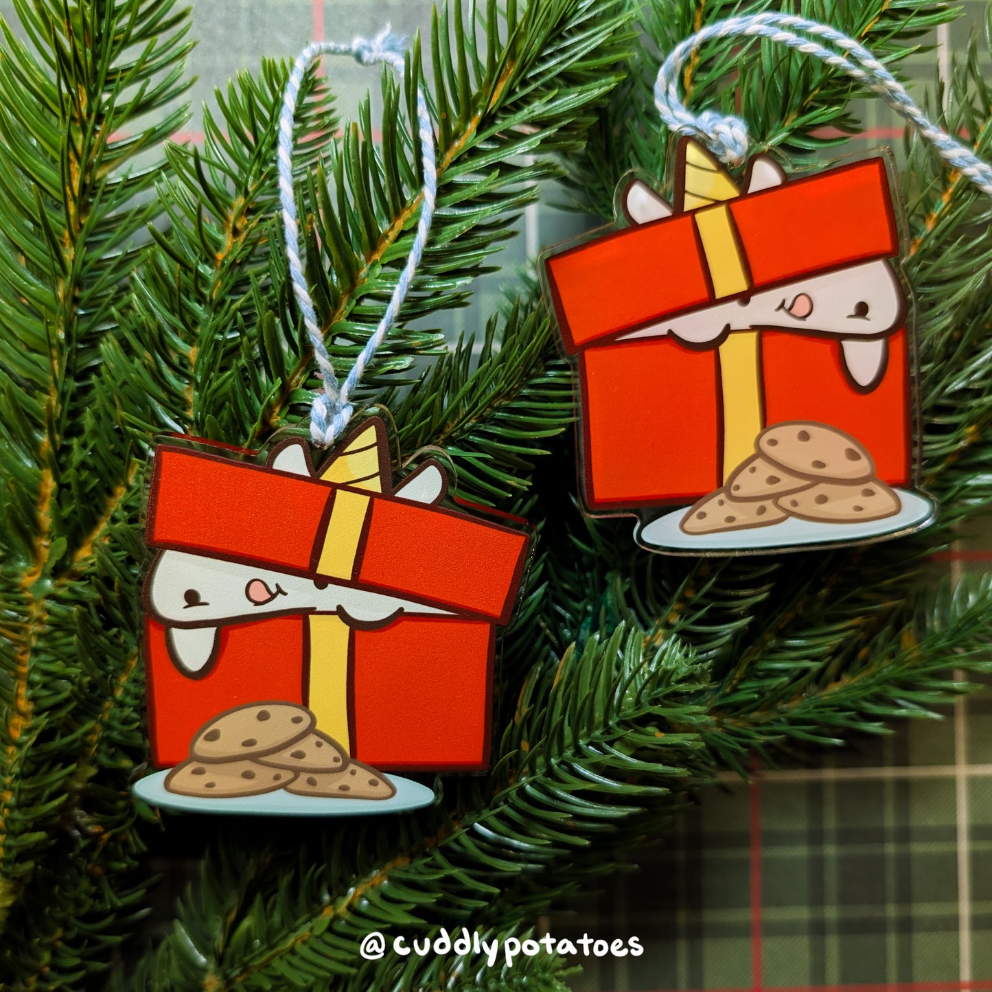 Potatocorn Present Acrylic Ornament