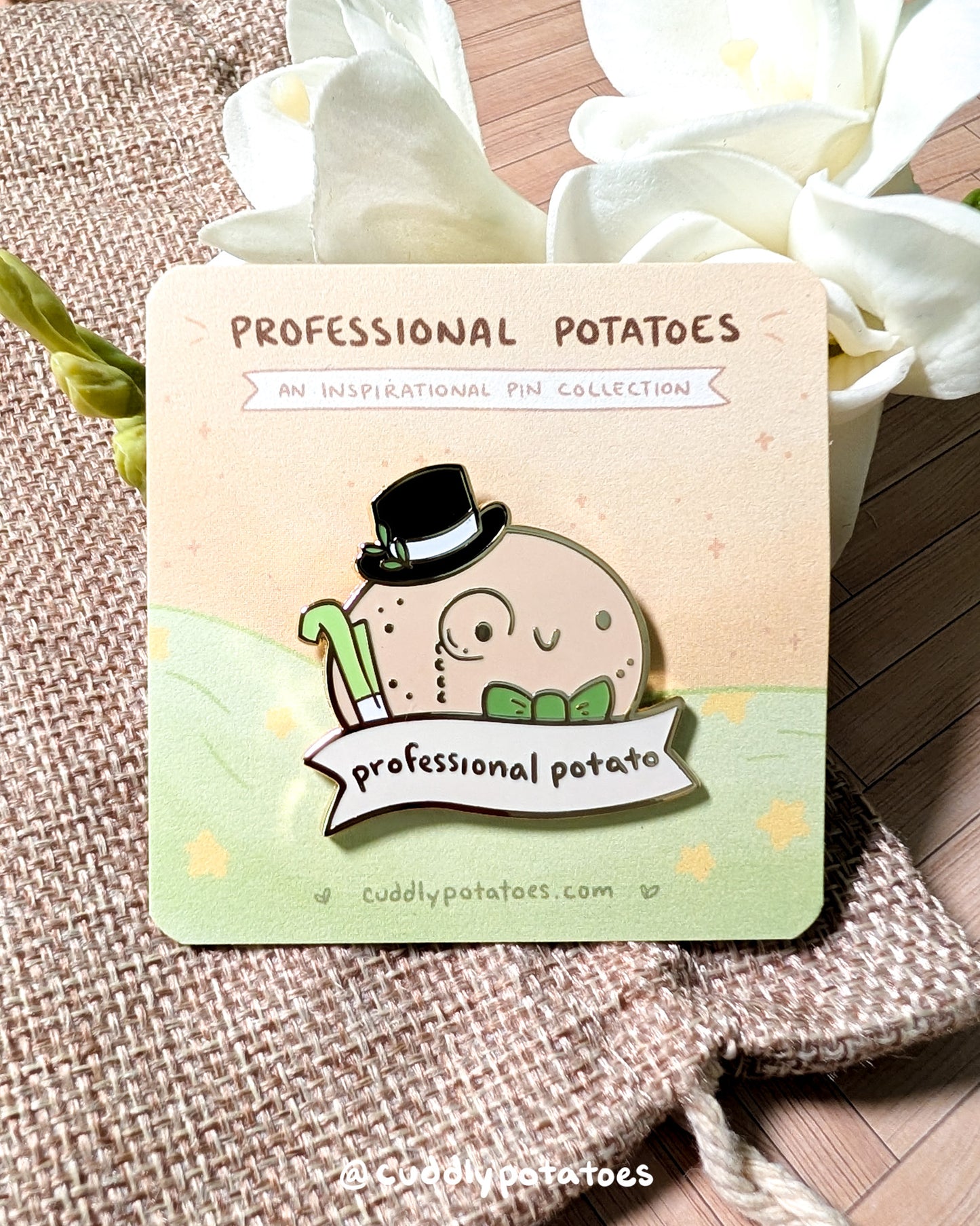 "Professional Potato" Enamel Pin