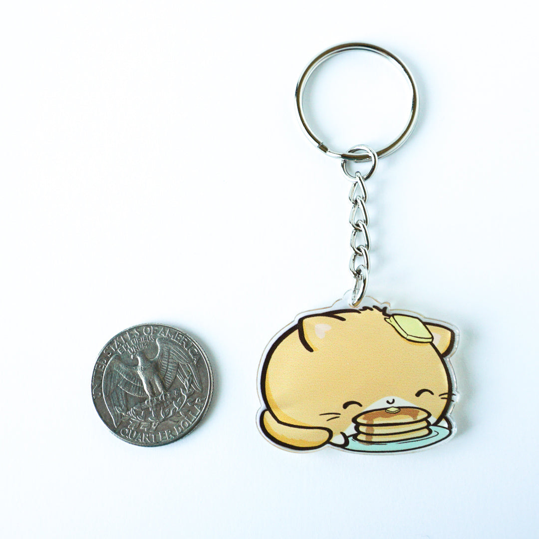 Pancake Potatocat Acrylic Charm
