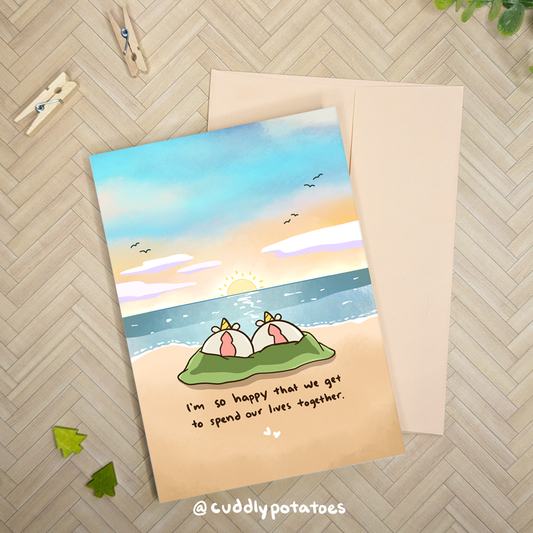 Together - A7 Greeting Card
