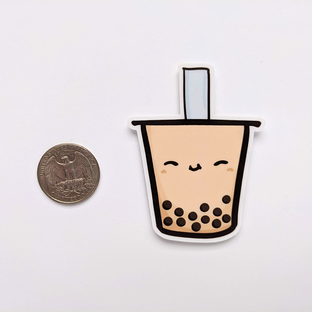 Boba Milk Tea Vinyl Sticker