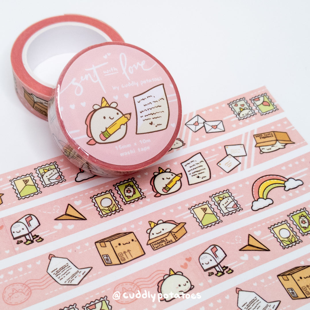 Sent with Love Washi Tape – Cuddly Potatoes