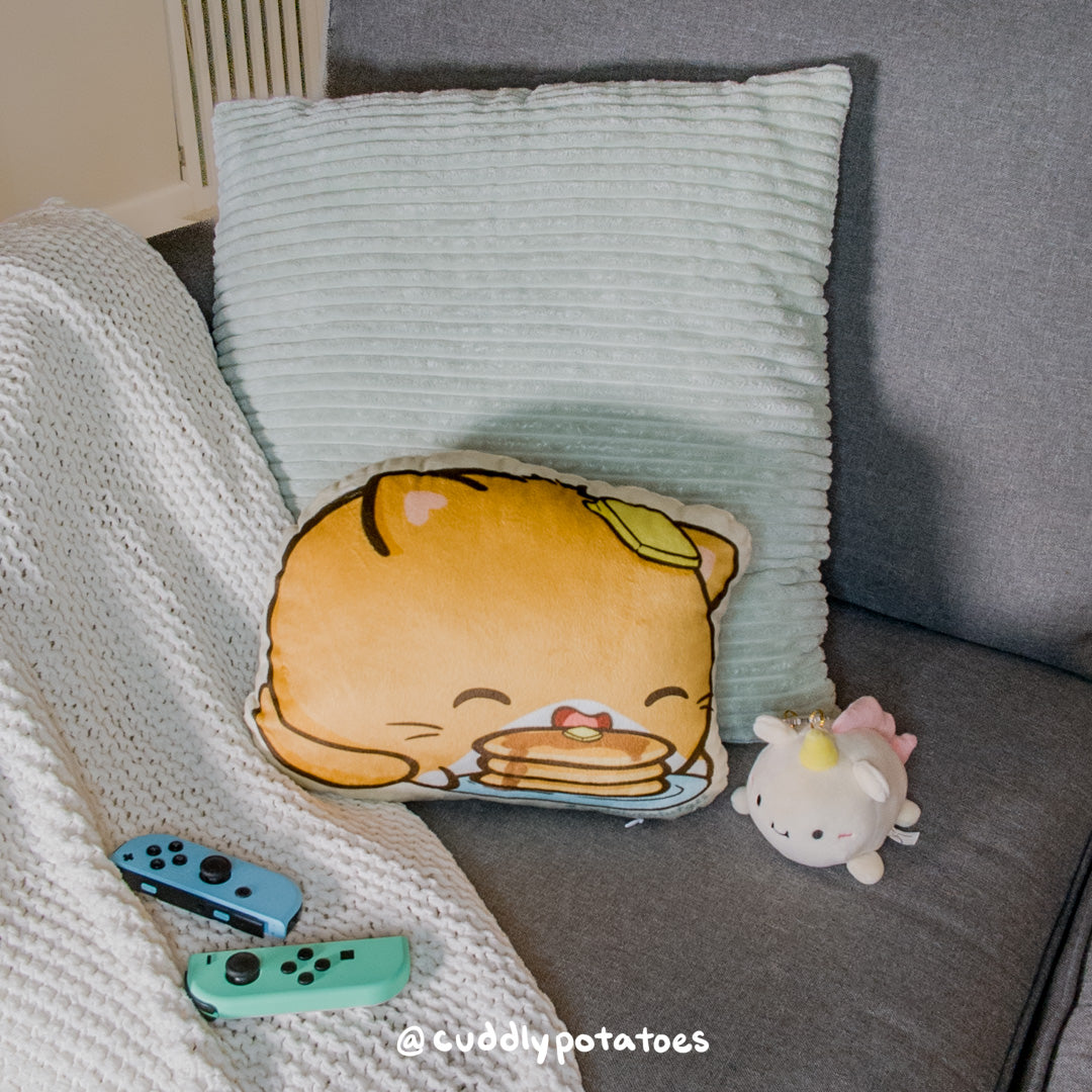 Pancake Potatocat Plush Pillow