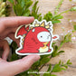 Very Scary Dragon Vinyl Sticker