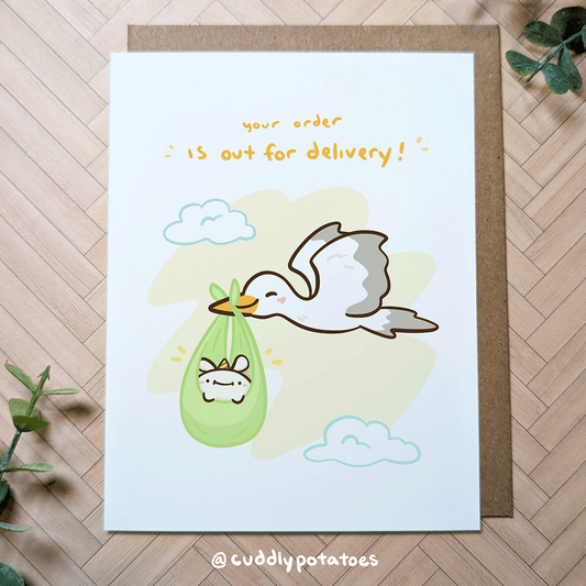 Out for Delivery - A2 Card