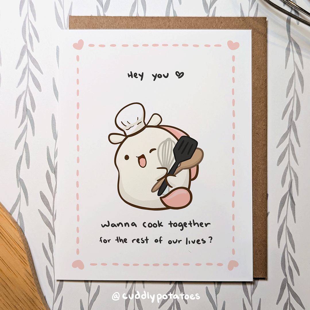 Kitchen Chaos - A2 Card Set of 8