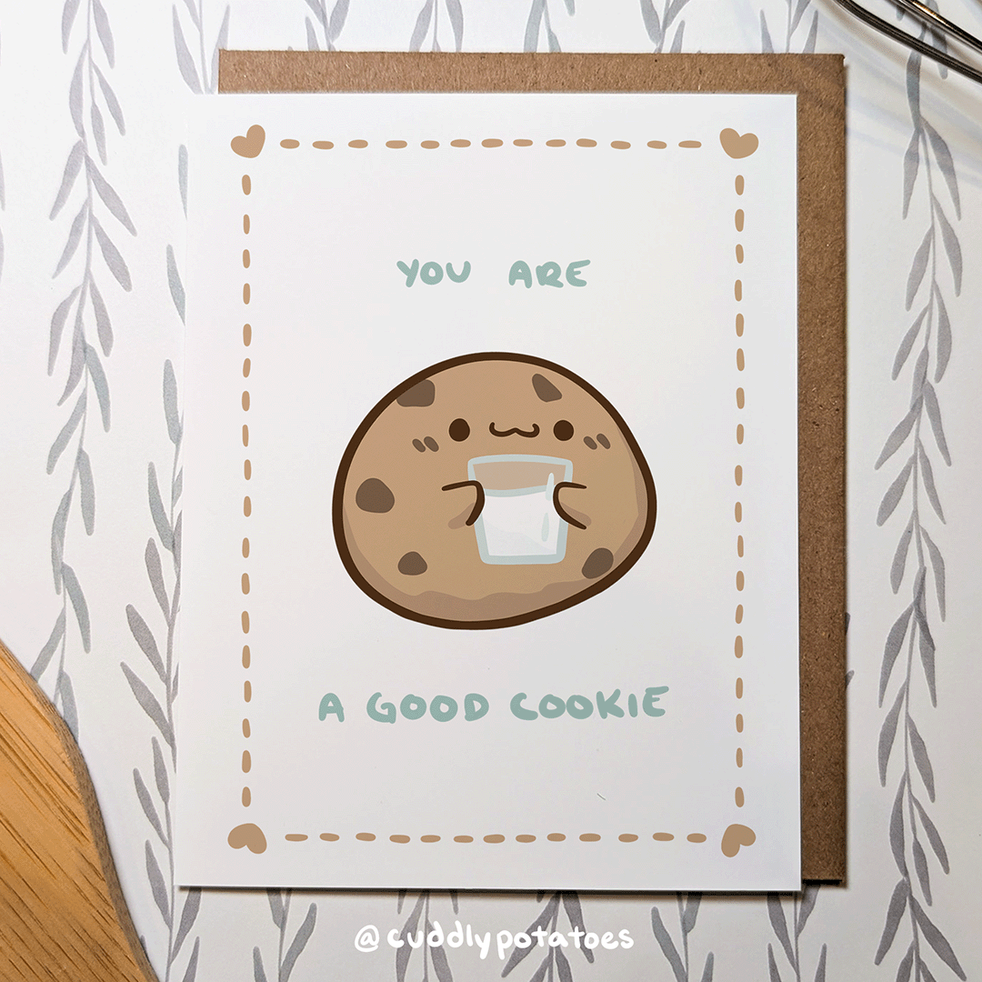 A Good Cookie - A2 Card
