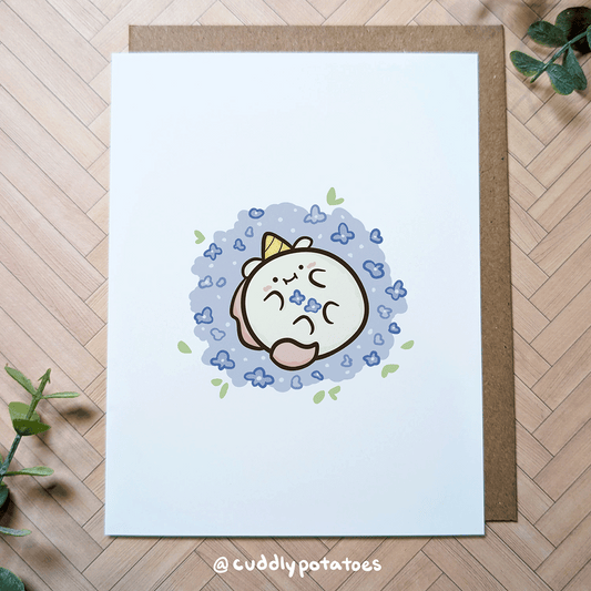 Forget-me-nots - A2 Card