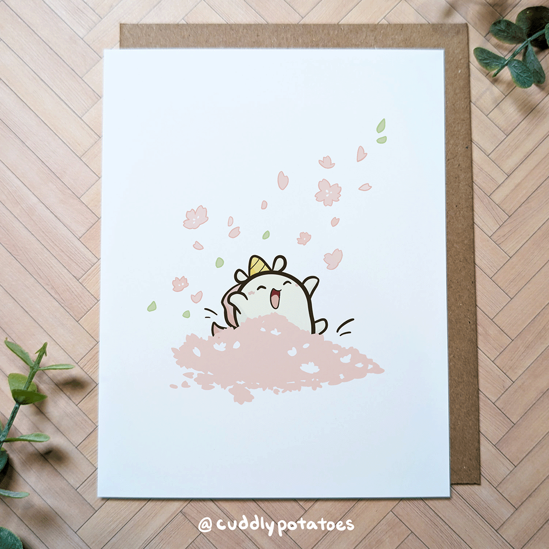 Cherry Blossoms - A2 Card