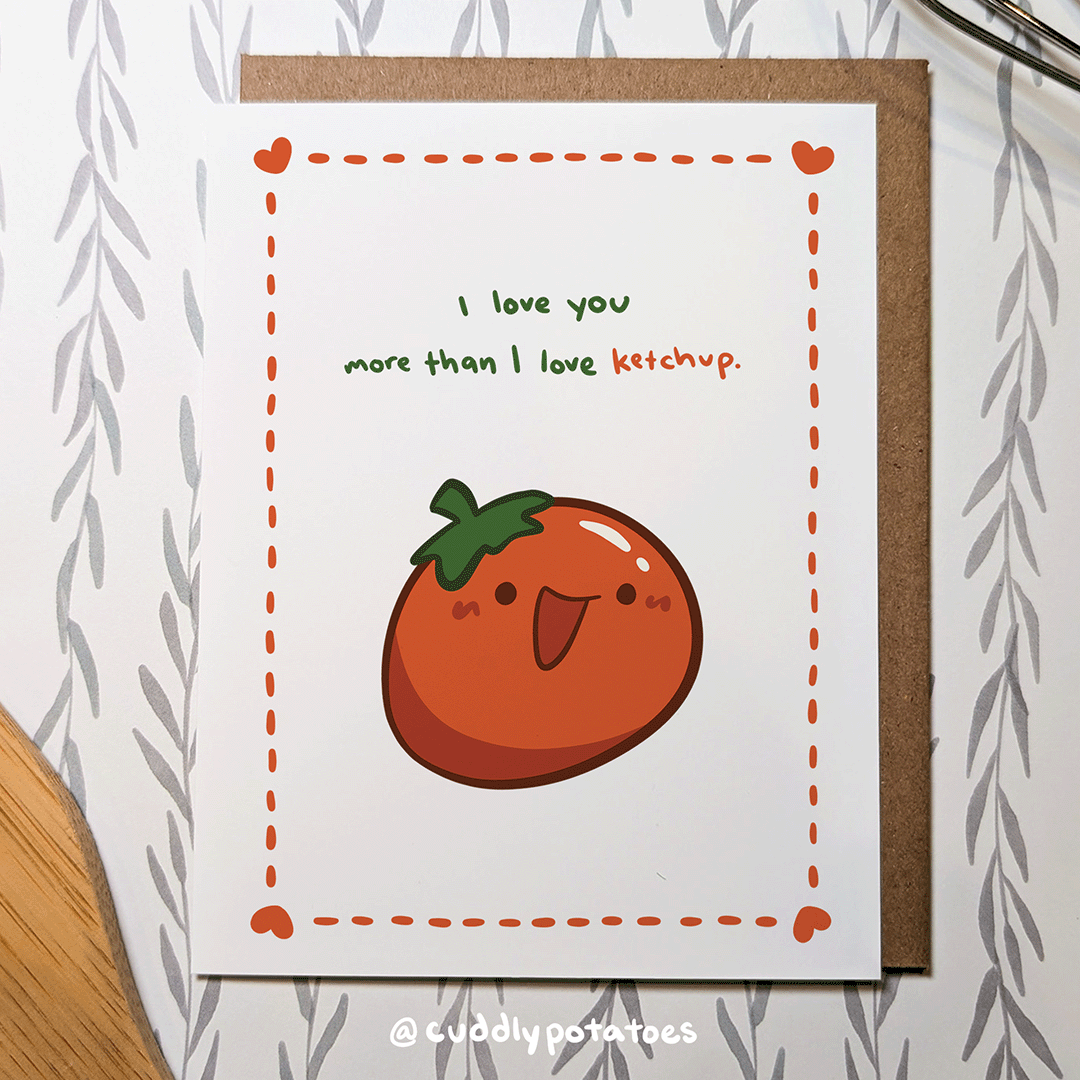 More Than Ketchup - A2 Card