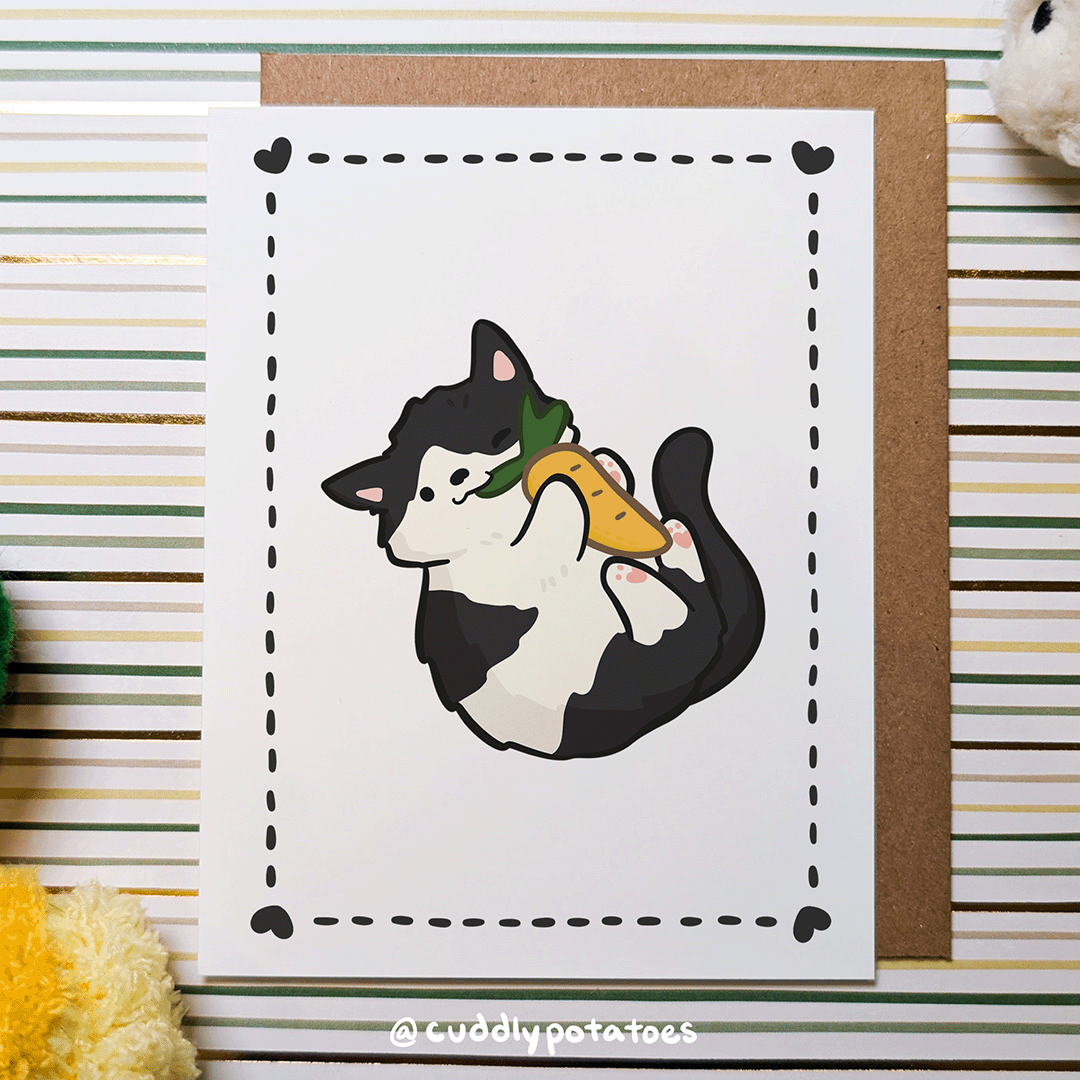 Cuddly Kitties - A2 Card Set of 8