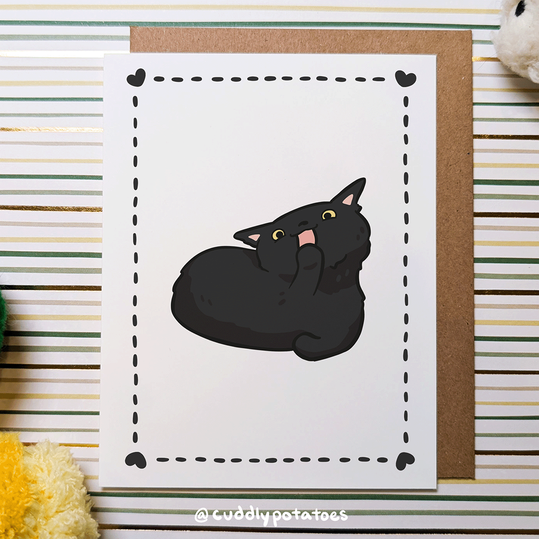 Void Kitty - A2 Card