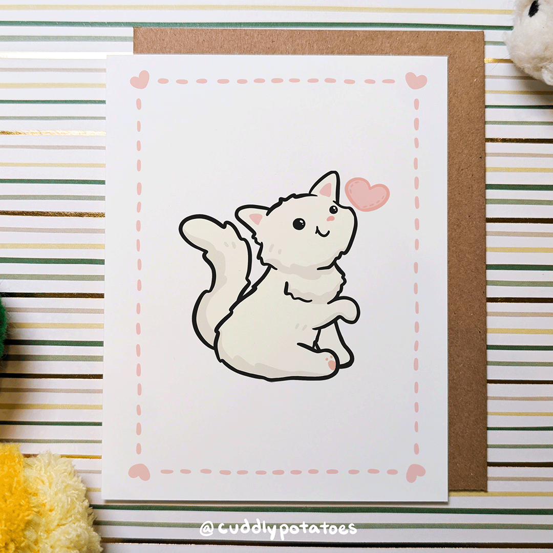 Cuddly Kitties - A2 Card Set of 8