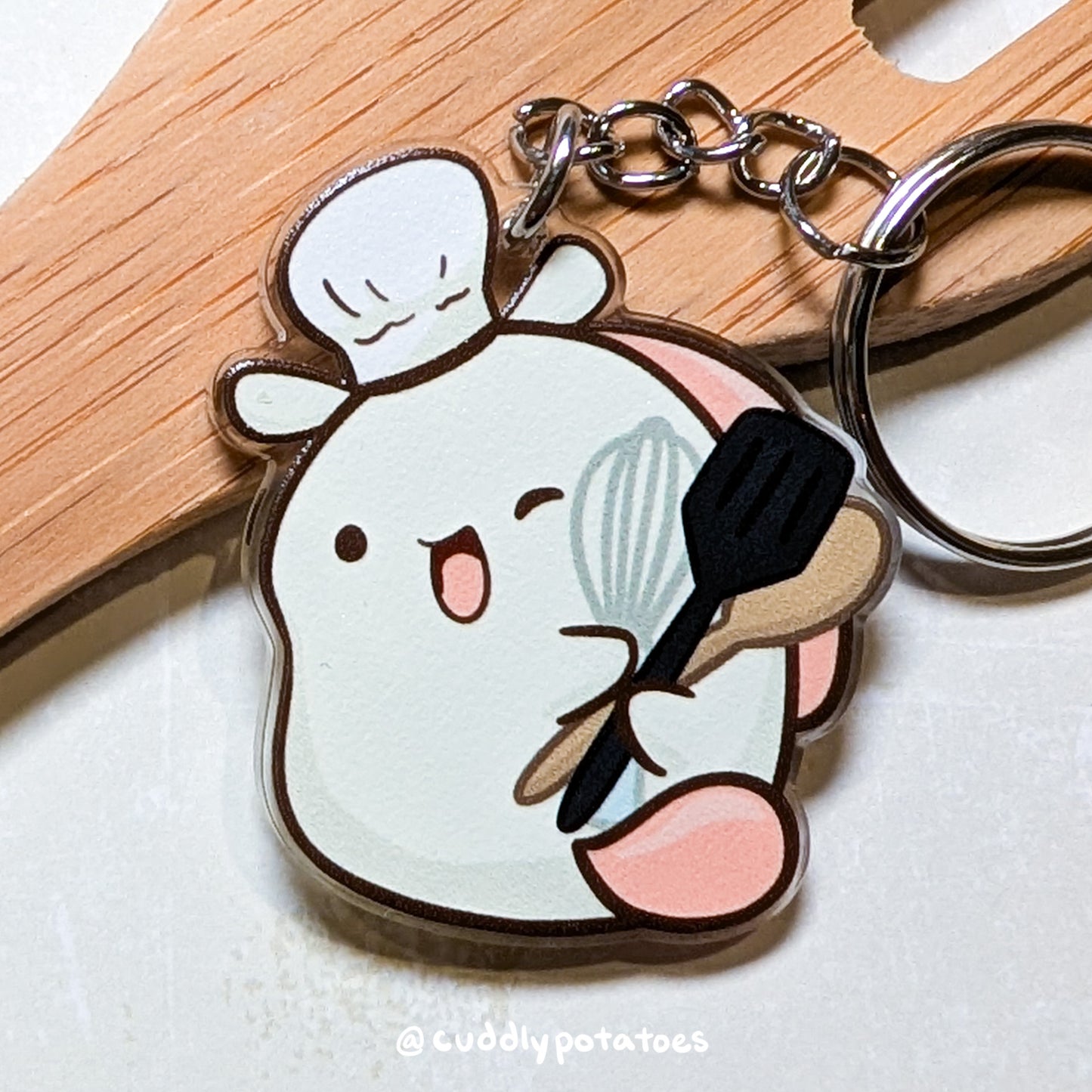 Potatocorn Chef Acrylic Charm