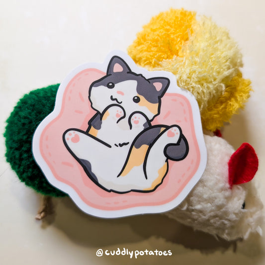 Calico Kitty Vinyl Sticker