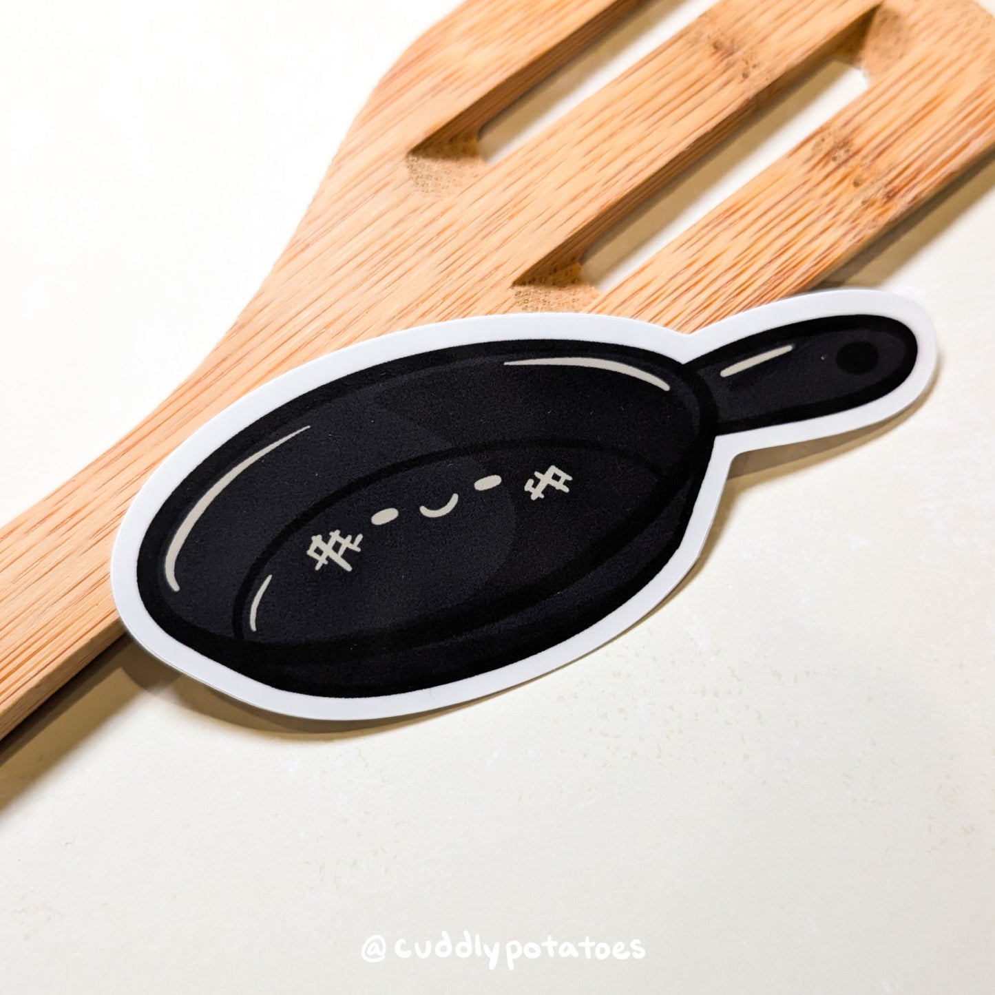 Frying Pan Vinyl Sticker