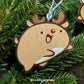 Jumping Reindeer Acrylic Ornament