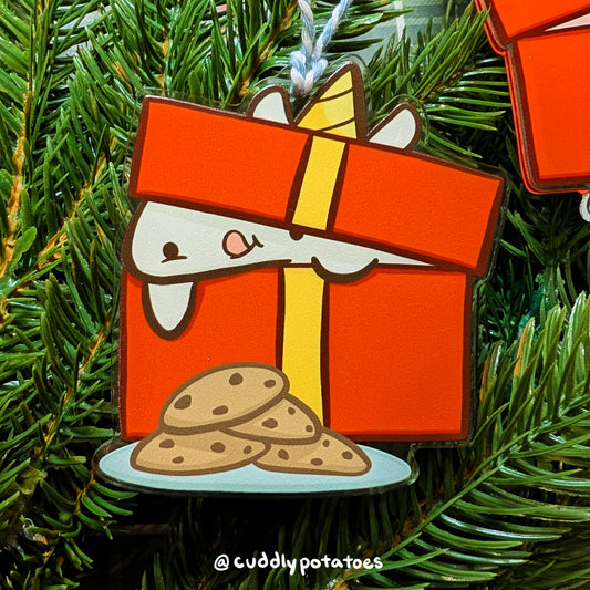 Potatocorn Present Acrylic Ornament