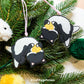Tux Kitty Acrylic Ornament