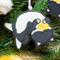 Tux Kitty Acrylic Ornament