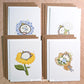 Floral Potatocorns - A2 Card Set of 8
