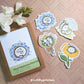 Floral Potatocorns - A2 Card Set of 8