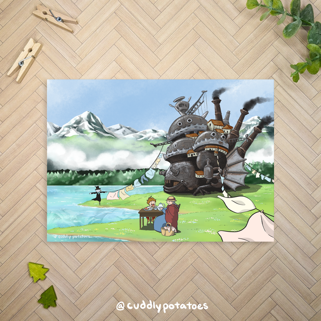 Laundry By the Lake - 5x7 Print