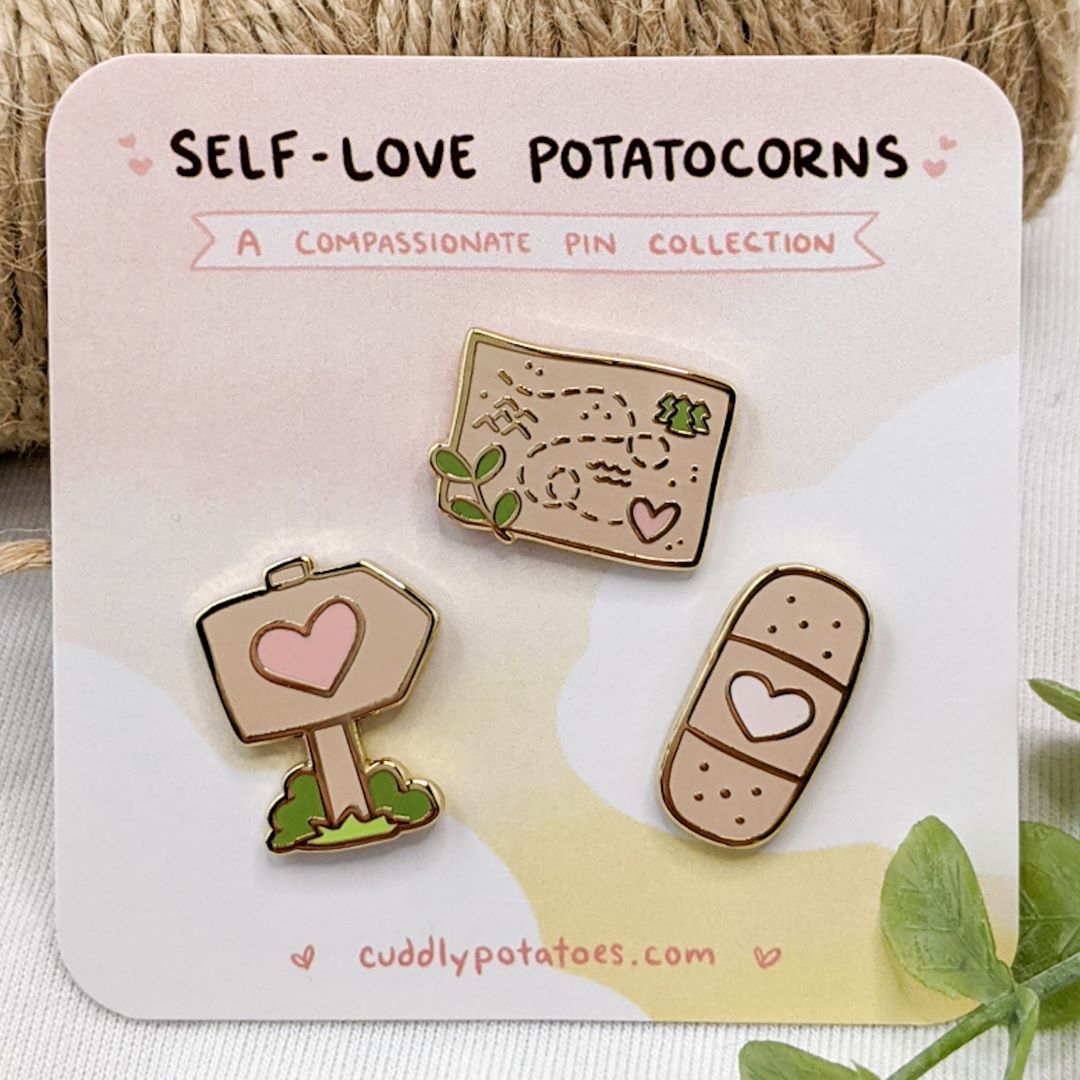 Mini Self-Love Enamel Pins