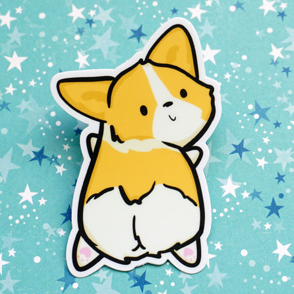 Miso the Corgi Vinyl Sticker