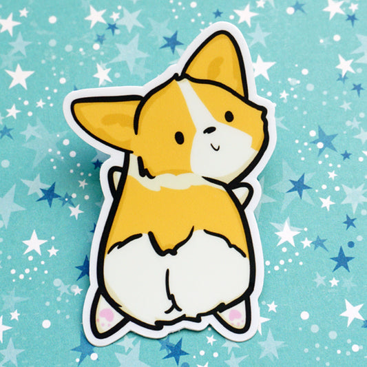 Miso the Corgi Vinyl Sticker