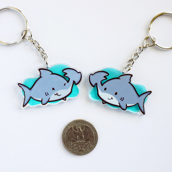 Hammerhead Shark Acrylic Charm