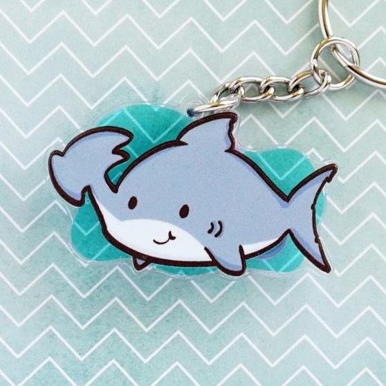 Hammerhead Shark Acrylic Charm