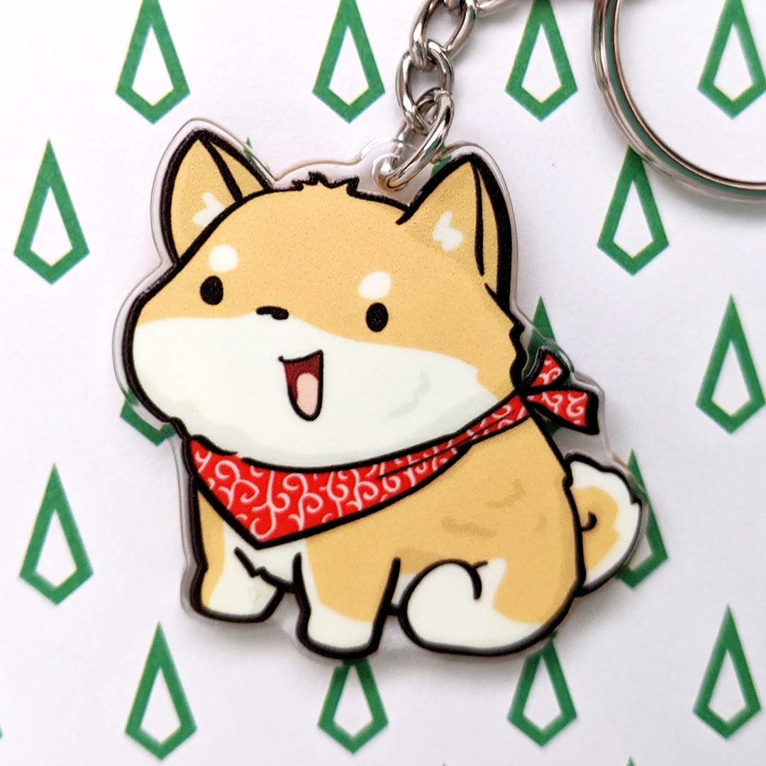 Mochi the Shiba Inu Acrylic Charm