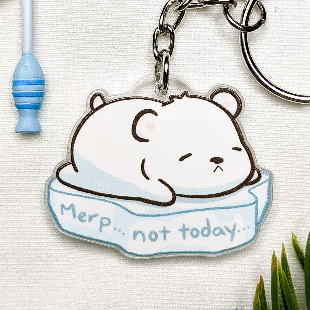 Polar Bear Acrylic Charm