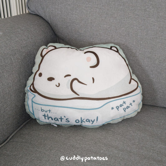 Polar Bear Plush Pillow