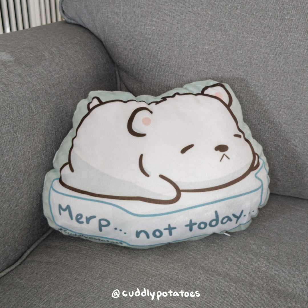 Polar Bear Plush Pillow