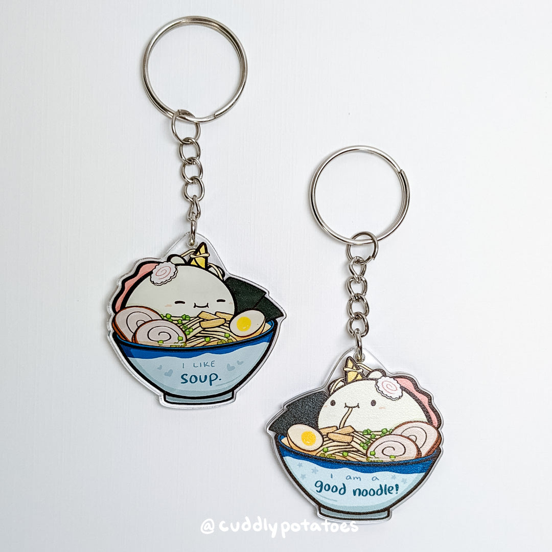 Potatocorn Ramen Acrylic Charm