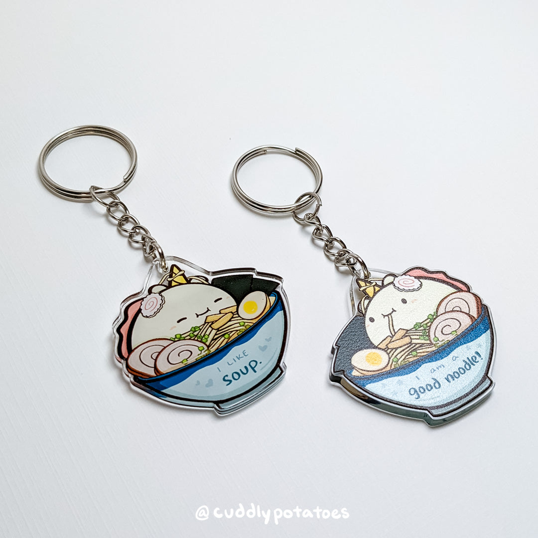 Potatocorn Ramen Acrylic Charm