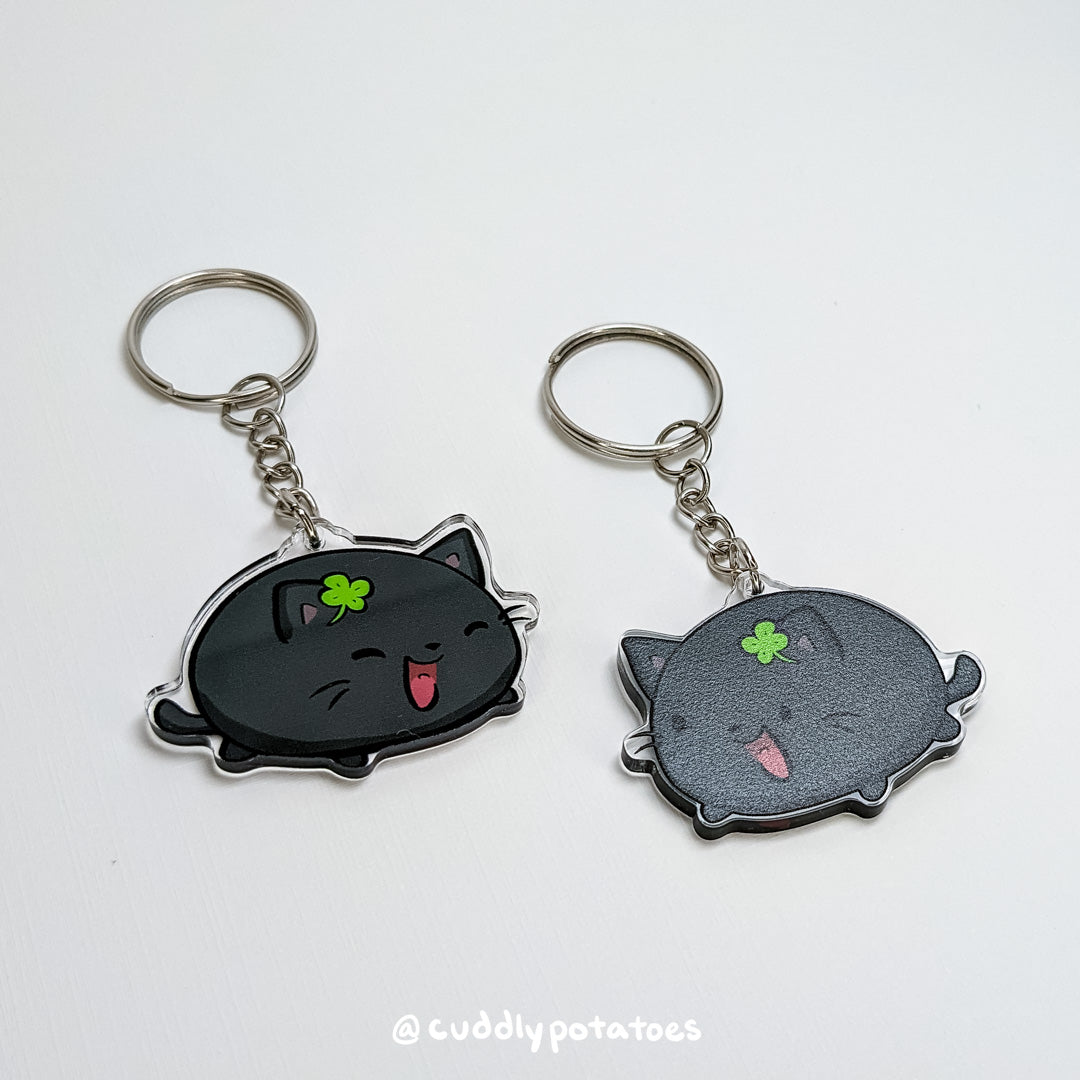 Lucky Potatocat Acrylic Charm