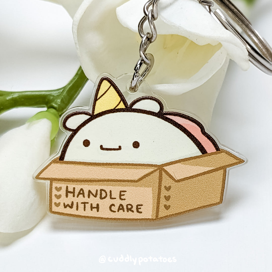 Potatocorn Box Acrylic Charm