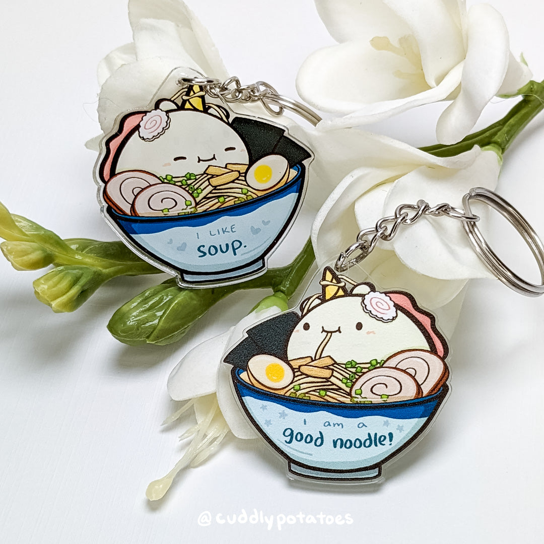 Potatocorn Ramen Acrylic Charm