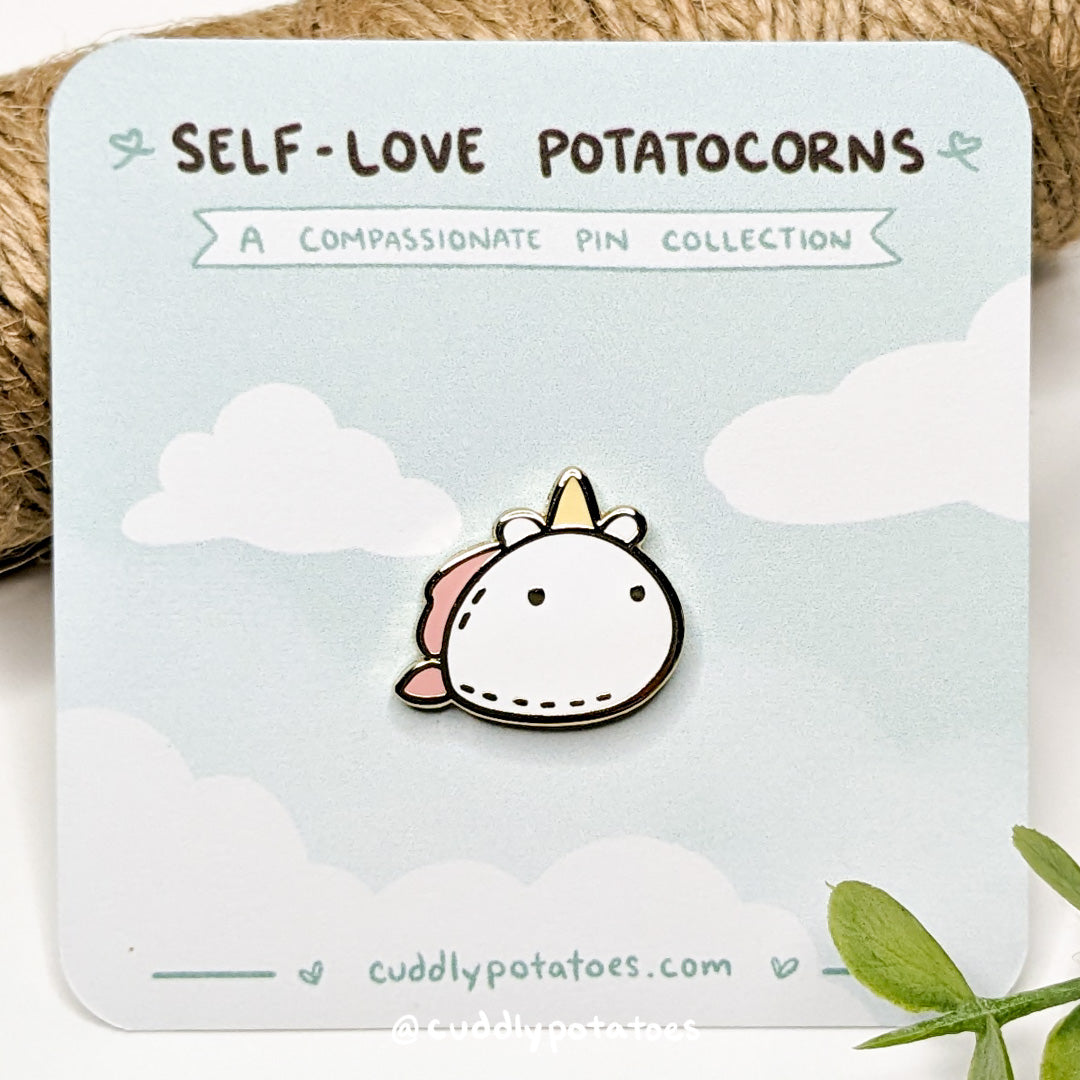 "Plush" Self-Love Mini Enamel Pin